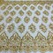 1 Yard Exquisite Royal Blue Corded Beaded Bridal Lace Fabric 53 inch Width